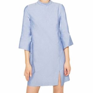 NEW zara flute sleeve dress